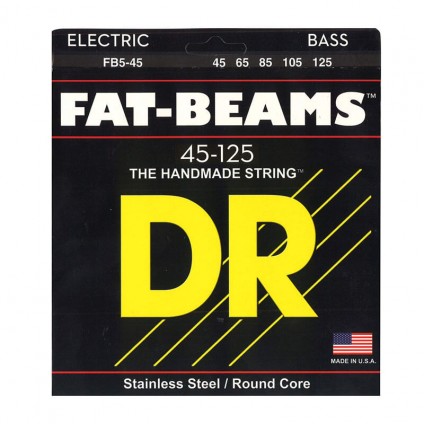 قیمت خرید فروش سیم گیتار باس 5 سیم Dr Fat Beams 45-125